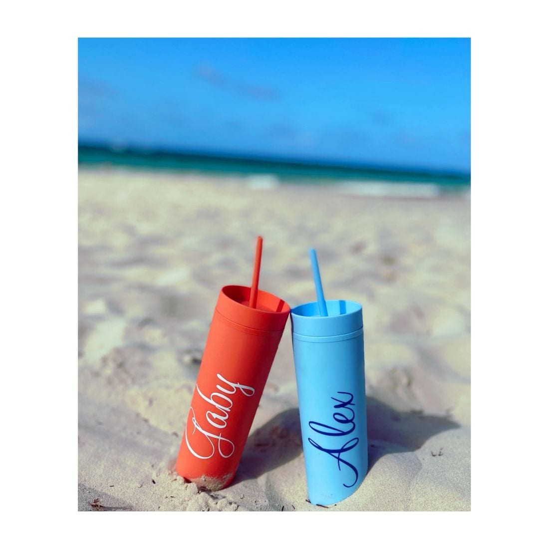 Custom name tumblers